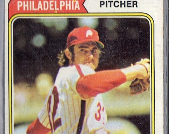 STEVE CARLTON 1974 Topps #95 Carta da baseball - Philadelphia Phillies