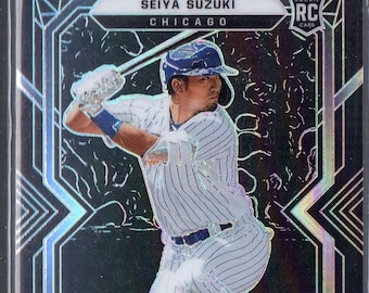 SEIYA SUZUKI RC 2022 Panini Obsidian #5 Baseball Card - Chicago