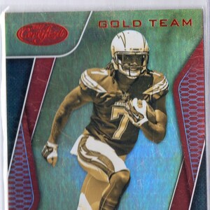 MIKE WILLIAMS 2017 Panini Certified Gold Team Red Parallel Football Card #/99 - San Diego Chargers