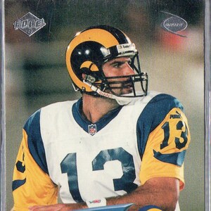 KURT WARNER RC 1999 Collectors Edge Odyssey #123 Tarjeta de fútbol - St Louis Rams
