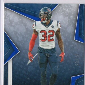 Tarjeta de fútbol paralela roja Panini R&S n.° 173 de LONNIE JOHNSON Jr RC 2019, n.° 35, Houston Texans
