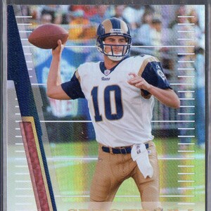 MARC BULGER 2007 Playoff Absoluto #64 Spectrum Parallel Football Card #/25 - St Louis Rams