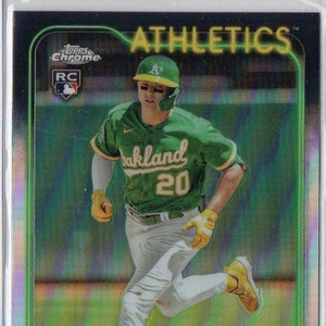 ZACK GELOF RC 2024 Topps Chrome #282 Refractor Parallel Baseball Card - Oakland Athletics
