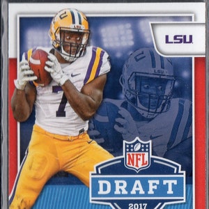 LEONARD FOURNETTE 2017 Score Draft #17 Tarjeta roja de fútbol paralelo - LSU Tigers