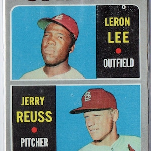 Jerry Reuss/Leron Lee RC 1970 Topps #96 Baseballkarte - St. Louis Cardinals