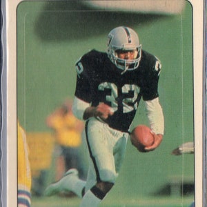 MARCUS ALLEN RC 1983 Topps Pegatinas #1 Tarjeta de Fútbol - Los Angeles Raiders