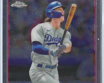 JAMES OUTMAN RC 2023 Topps Chrome #81 Tarjeta de béisbol - Los Angeles Dodgers