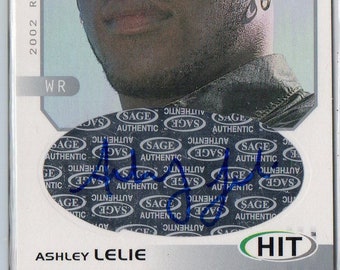 アシュリー・レリー 2002 セージヒット #16 直筆サイン入り