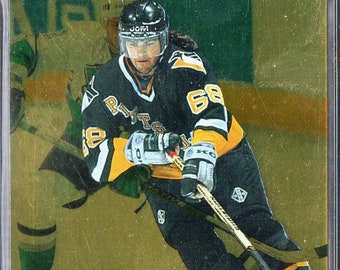 JAROMIR JAGR 1994 Score Select #60 Certified Gold Parallel Hockey Card - Pittsburgh Penguins