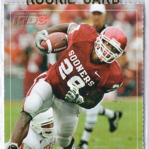 ADRIAN PETERSON 2004-05 Sports Illustrated for Kids #454 Tarjeta de fútbol - Oklahoma Sooners