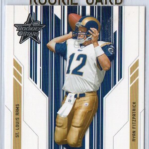 RYAN FITZPATRICK RC 2005 Leaf Rookies & Stars #243 Football Card #/799 - St Louis Rams