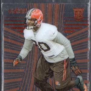 EMMANUEL OGBAH RC 2016 Panini Clear Visions #107 Bronzen Parallelle Voetbalkaart #/79 - Cleveland Browns