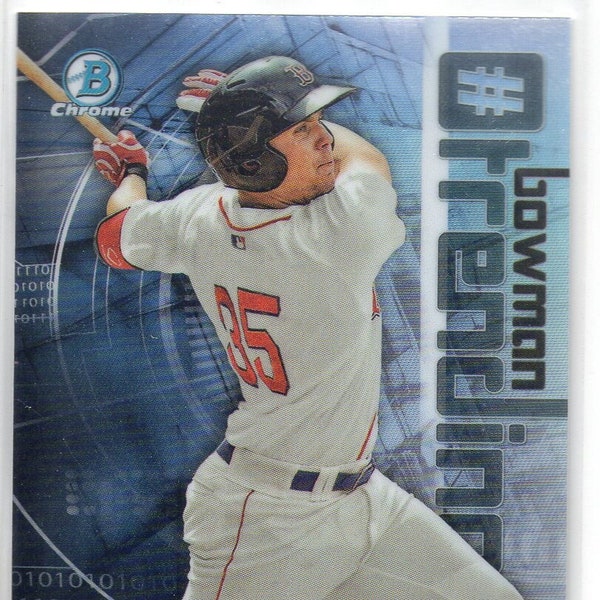 MICHAEL CHAVIS 2018 Bowman Chrome #Trending Baseball Card - Boston Red Sox