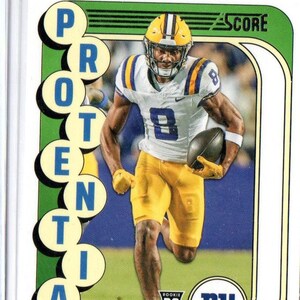 Tarjeta de fútbol con puntaje potencial n.° 4 de MALIK NABERS 2024 - New York Giants