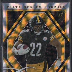 NAJEE HARRIS 2021 Donruss Elite Series Tarjeta de fútbol para novatos - Pittsburgh Steelers