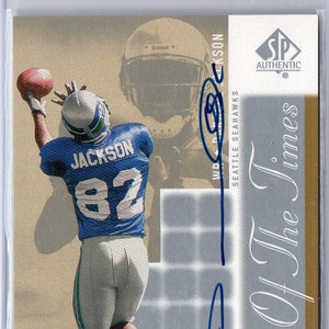 DARRELL JACKSON 2000 SP Authentic Sign of the Times Autograph Football Card - Seattle Seahawks