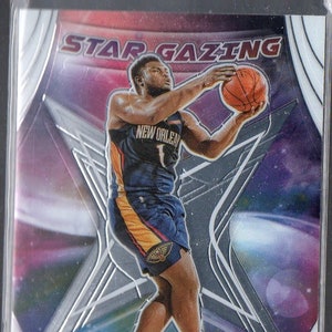 ZION WILLIAMSON 2020 Donruss Optic Star Gazing #2 Basketball Karte - New Orleans Pelikane