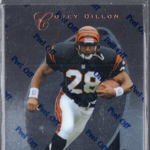 COREY DILLON RC 1997 Pinnacle Certified #145 Football Card - Cincinnati Bengals