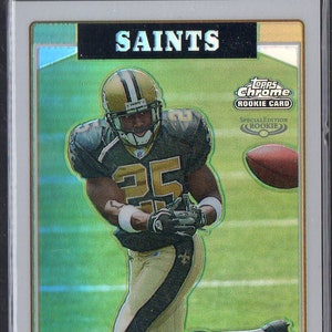 REGGIE BUSH RC 2006 Topps Chrome #221 Refractor Parallel Football Card - New Orleans Saints