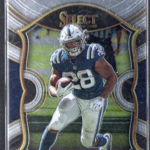 JONATHAN TAYLOR RC 2020 Panini Select #53 Football Card - Indianapolis Colts