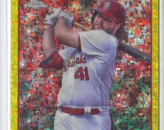 ALEC BURLESON 2023 Topps Chrome Update #90 Yellow Refractor