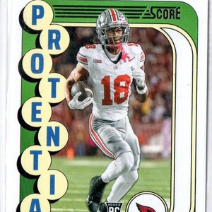 Tarjeta de fútbol con puntaje potencial n.° 16 de MARVIN HARRISON Jr. 2024 - Arizona Cardinals