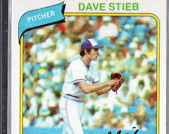 DAVE STIEB RC 1980 Topps #77 Baseball Card - Toronto Blue Jays