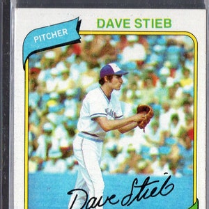 DAVE STIEB RC 1980 Topps #77 Baseball Card - Toronto Blue Jays