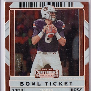 JARRETT STIDHAM 2020 Panini Contenders #48 Bowl Ticket Parallel Football Card #/99 - New England Patriots