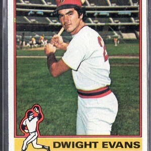 DWIGHT EVANS 1976 Topps #575 Baseball Card - Boston Red Sox