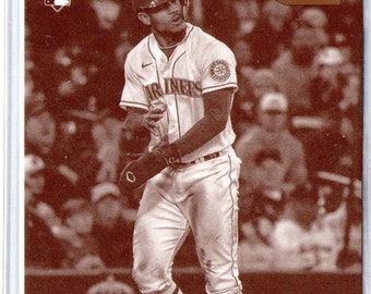JULIO RODRIGUEZ RC 2022 Topps Stadium Club #148 Sepia Parallel