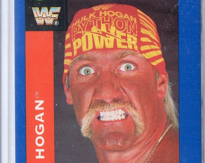 Rare Hulk Hogan 1991 Merlin Card 110 WWE WWF WCW