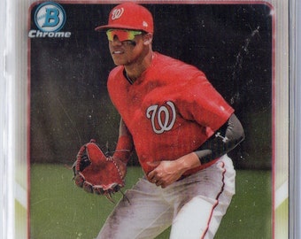 JUAN SOTO 2018 Bowman Chrome Prospects #52 Baseball Card - Washington Nationals