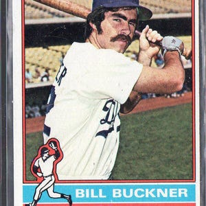 BILL BUCKNER 1976 Topps #253 Baseball Card - Los Angeles Dodgers