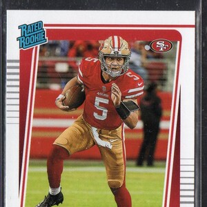 TREY LANCE RC 2021 Donruss #254 Tarjeta de fútbol - San Francisco 49ers
