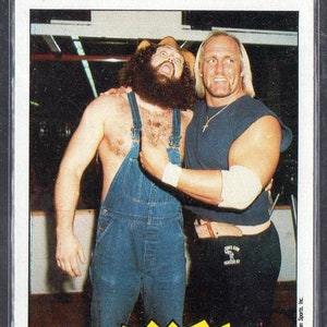 Hillbilly Jim/HULK HOGAN 1985 Topps WWF Wrestling Card #15