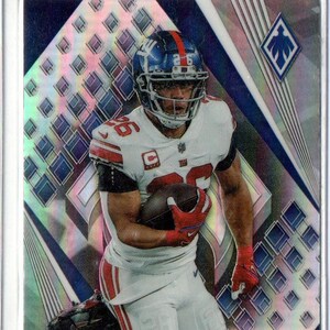 SAQUON BARKLEY 2023 Panini Phoenix #31 SP Silver Prizm Parallel Football Karte - New York Giants