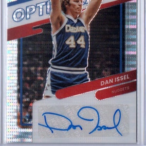 DAN ISSEL 2021 Donruss Optic Autograph Basketball Card #/20 - Denver Nuggets