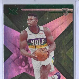 ZION WILLIAMSON RC 2019 Panini Chroniken #271 Grüne Parallel Basketball Karte - New Orleans Pelicans