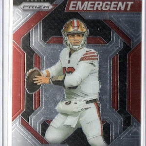Tarjeta de fútbol Panini Prizm Emergent n.° 2 BROCK PURDY 2023 - San Francisco 49ers