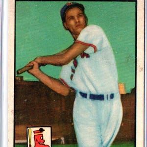 BILLY GOODMAN (Black Back) 1952 Topps #23 Baseball Card - Boston Red Sox
