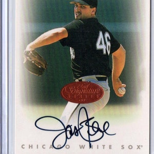 JASON BERE 1996 Leaf Signature bronzen handtekening honkbalkaart - Chicago White Sox