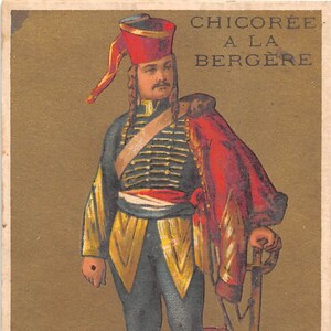 FRANCOIS MARCEAU ca.1880's Chicoree a la Bergere Rois de France #77 Handelskaart