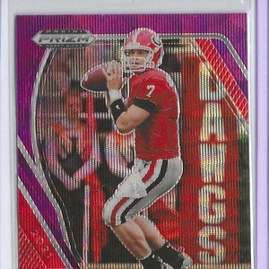 MATTHEW STAFFORD 2021 Panini Prizm #19 Tarjeta de fútbol paralela Prizm - Georgia Bulldogs