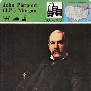 J.P. MORGAN 1979 Panarizon Story of America Card