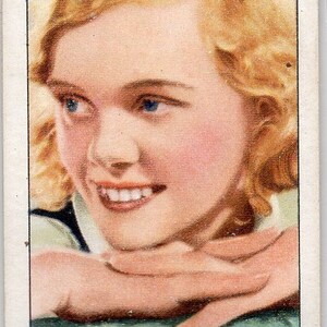 NOVA PILBEAM 1935 Gallaher Portretten van Beroemde Sterren #23 Cigarette Card