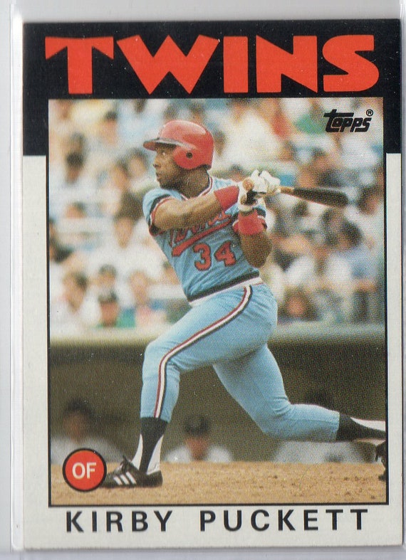 KIRBY PUCKETT 1986 Topps #329 Baseball Card - Minnesota Twins - Etsy