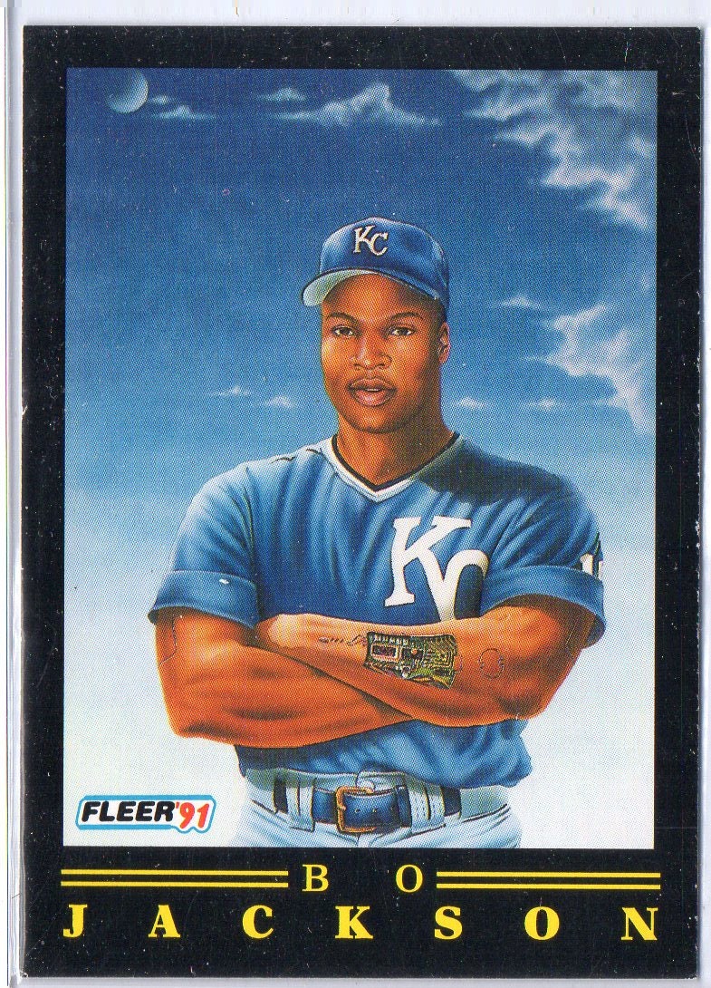 BO JACKSON 1991 Fleer Pro Vision 5 Baseball Card Kansas Etsy
