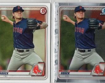 TANNER HOUCK 2020 Bowman/Bowman Chrome Prospects Baseball Cards (2) Lot