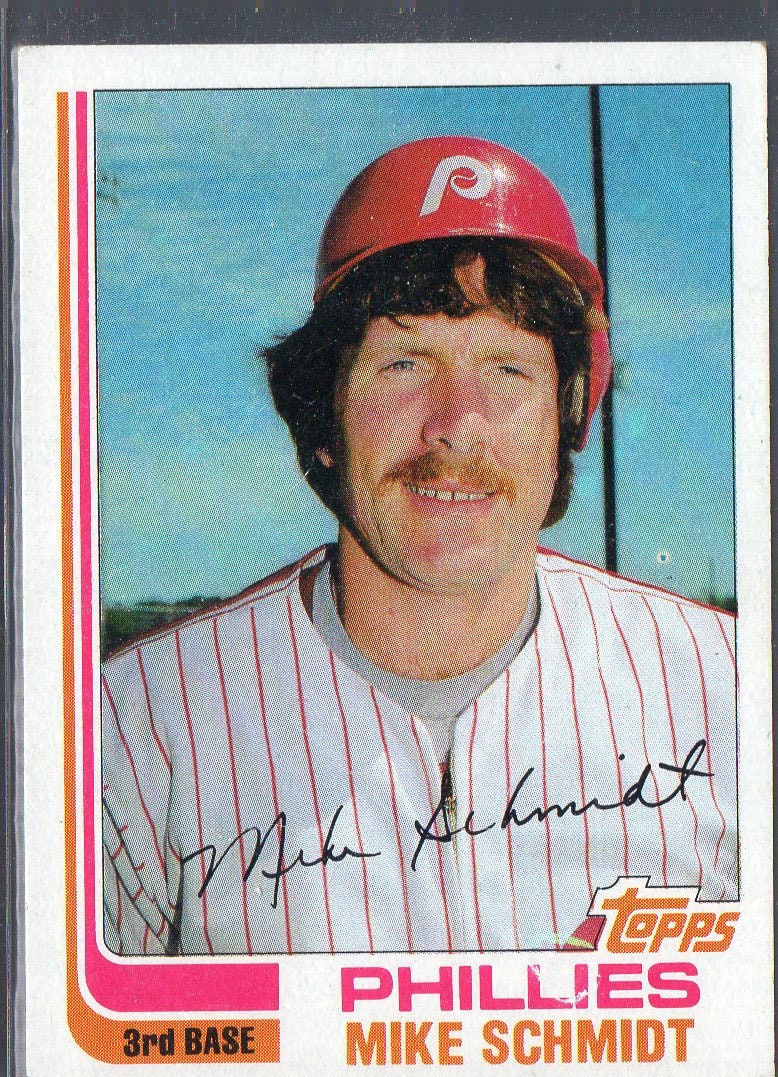 MIKE SCHMIDT 1982 Topps 100 Baseball Card Philadelphia Etsy